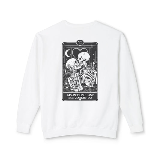 Skeleton Love Unisex Crewneck Sweatshirt, Couple Sweatshirt, Gift for Him/Her, Halloween Apparel, Cozy Casual Wear