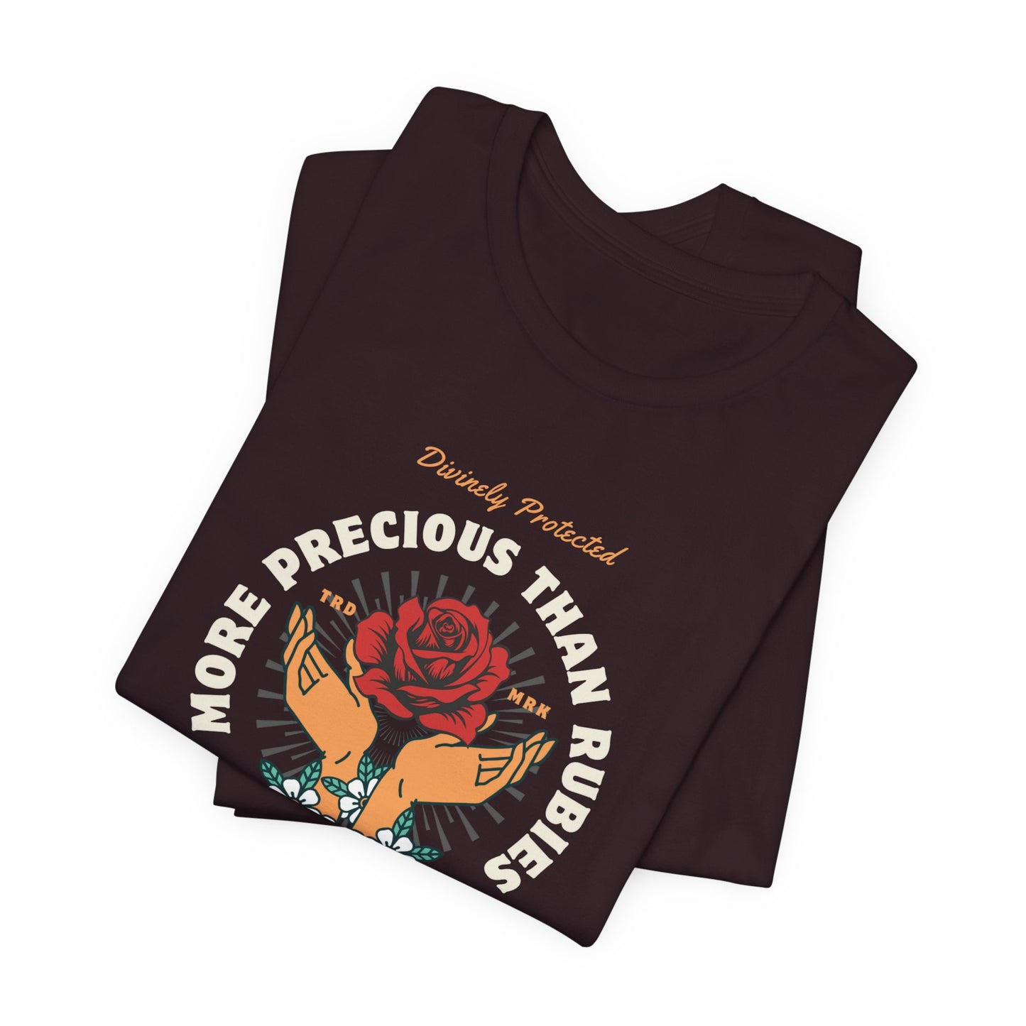 More Precious Than Rubies Unisex Tee - Inspirational Faith-Based Shirt, Christian Apparel, Gift for Her, Spiritual T-Shirt, Bible Verse Tee
