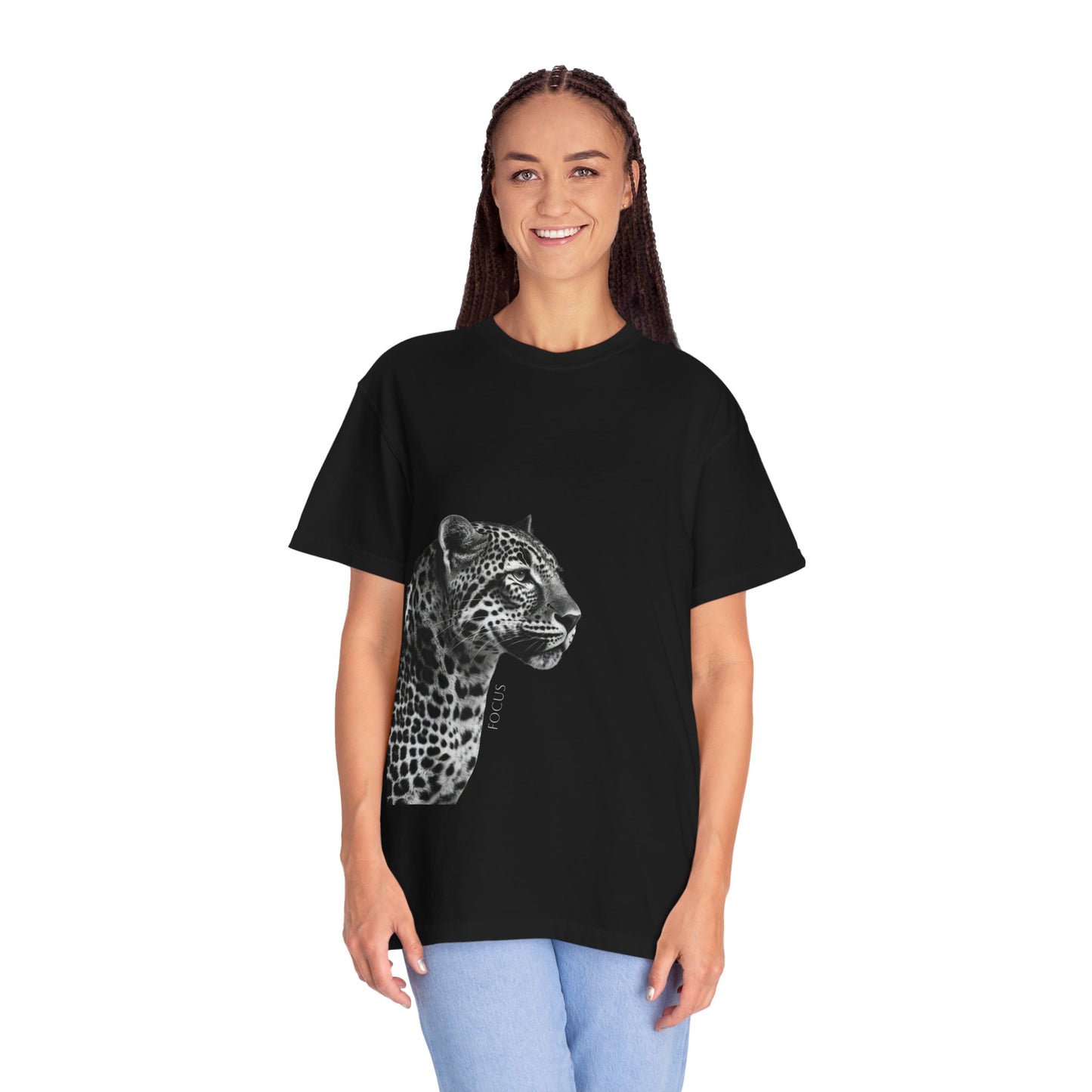 Leopard Print Unisex T-Shirt, Trendy Graphic Tee, Casual Wear, Animal Lover Gift, Eco-Friendly Fashion, Nature-Inspired Apparel
