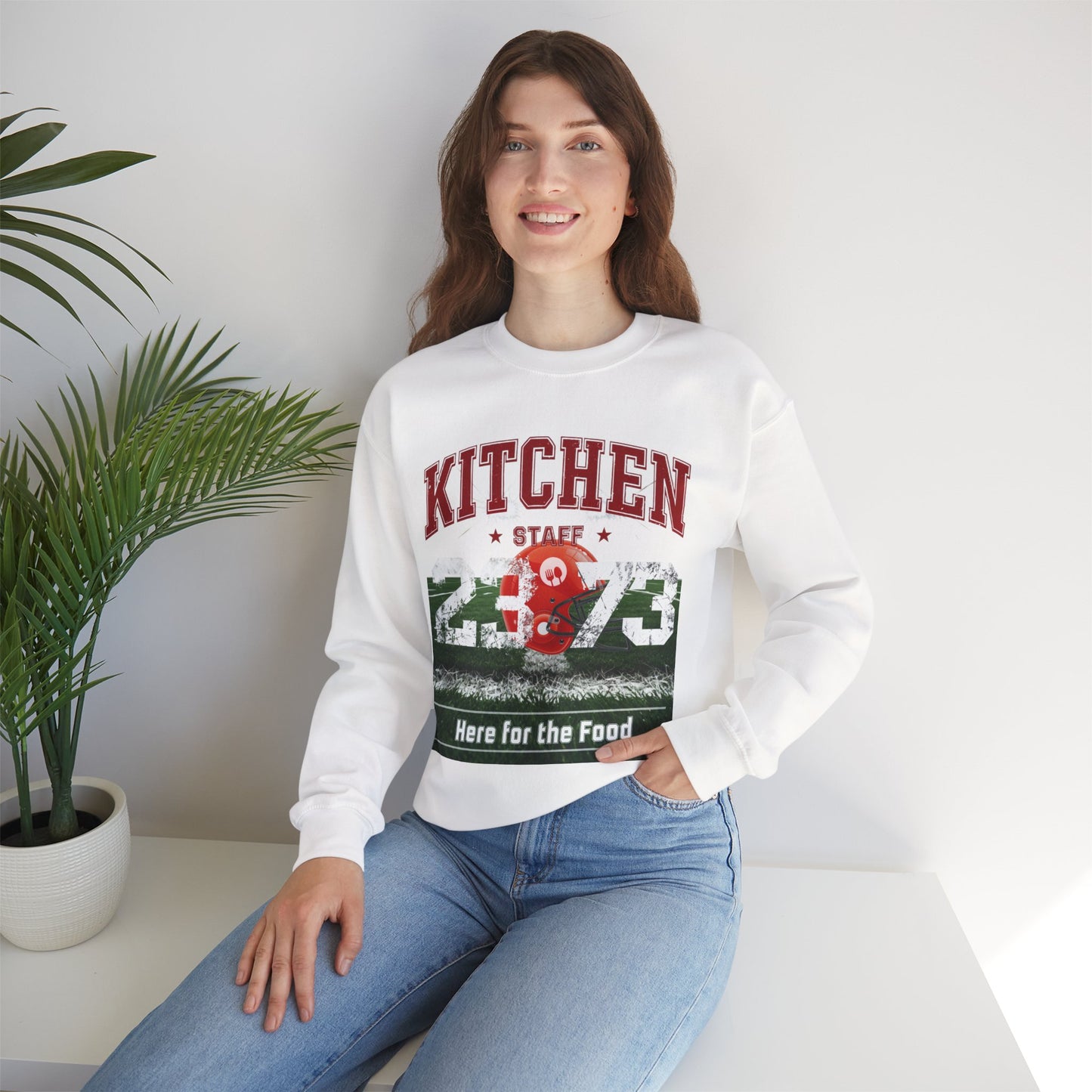 Kitchen Staff Sweatshirt, Unisex Crewneck for Food Lovers, Restaurant Apparel, Gift for Chefs, Comfortable Kitchenwear