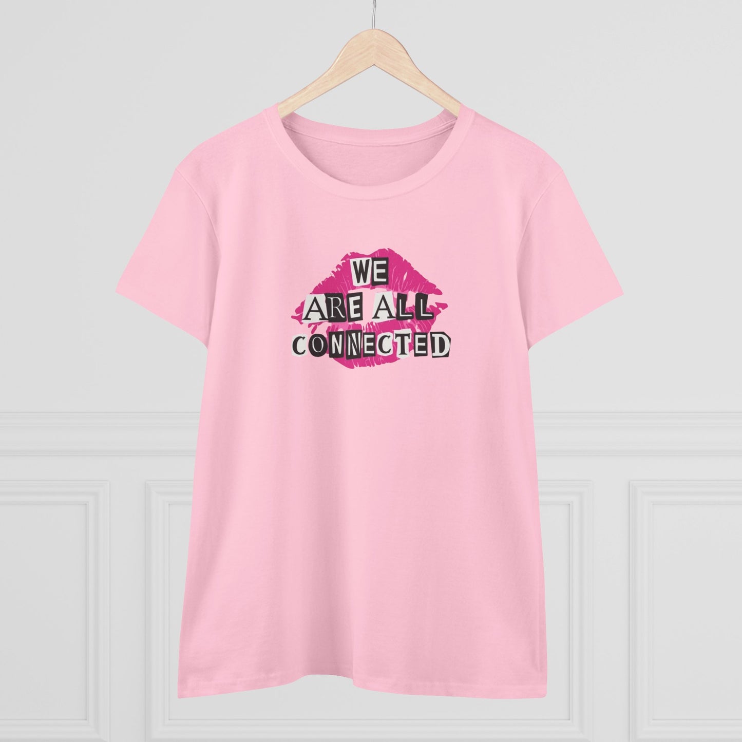Women's Kindness Graphic Tee | Connection and Kindness Shirt for Everyday Wear, Gift for Friends, Inspirational Apparel