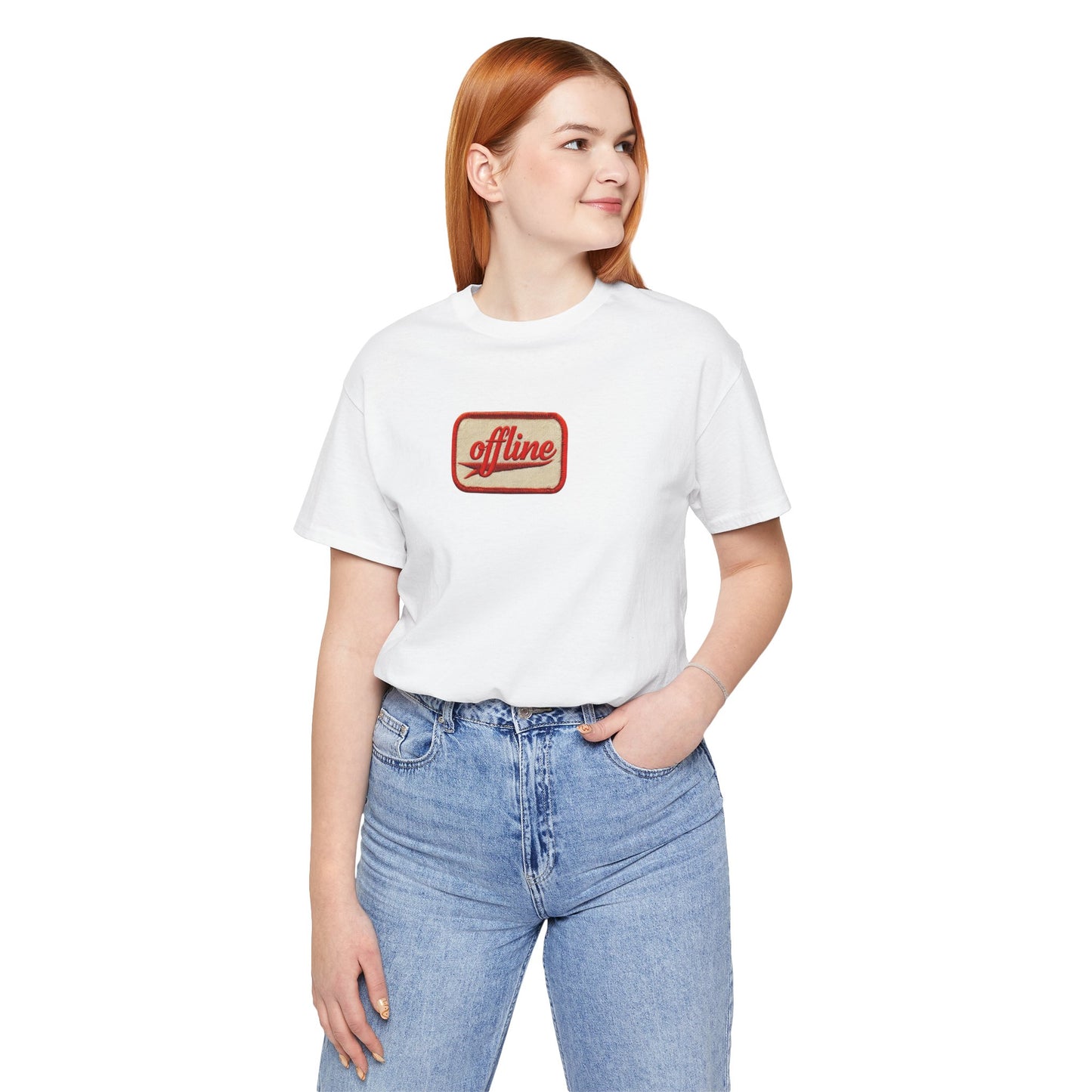Casual Graphic Tee - 'Offline' Unisex Jersey T-Shirt, Relaxed Style, Perfect Gift, Everyday Wear, Trendy Fashion Statement