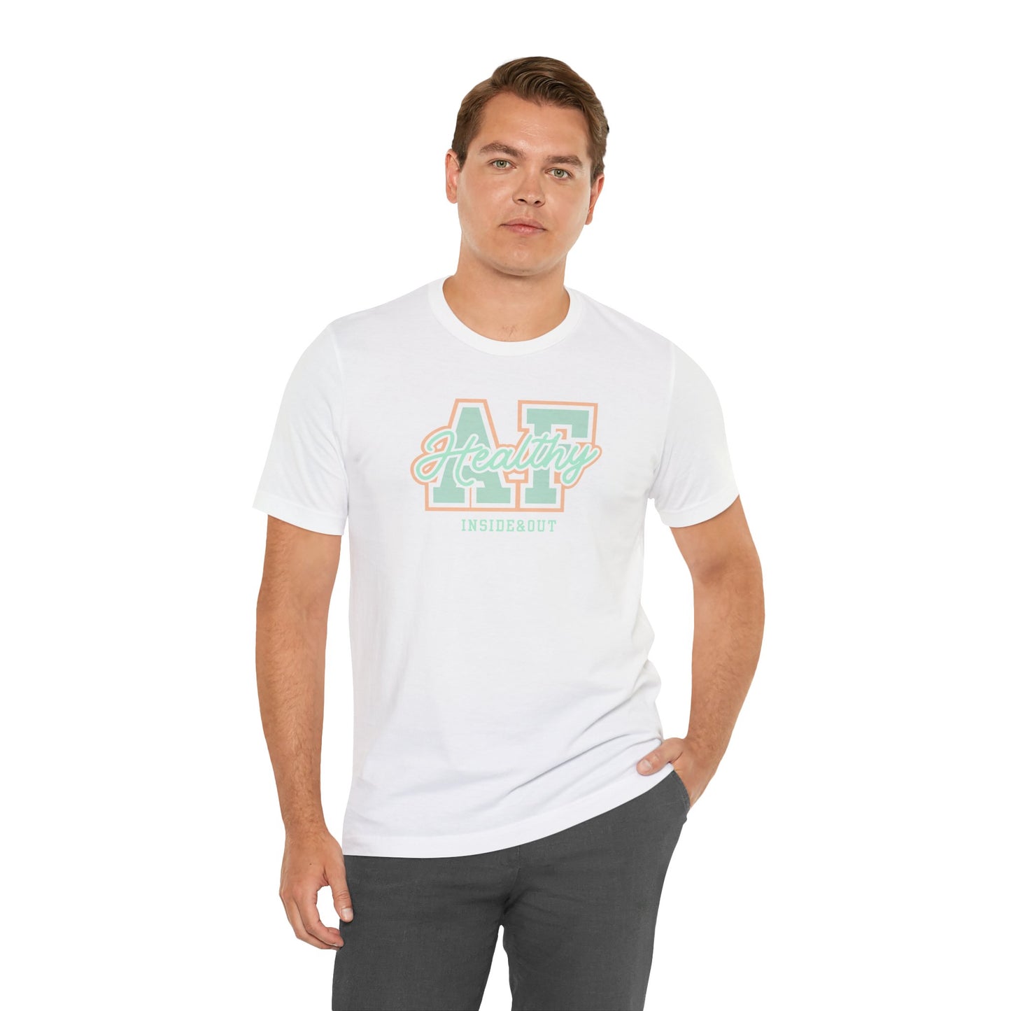 Health AF Unisex Tee - Motivational Shirt for Wellness, Self-Care Gift, Casual Wear, Fitness Enthusiast, Affirmation Apparel