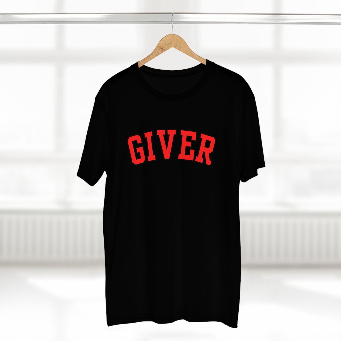 Giver Graphic Tee - Inspirational Shirt for Givers, Bold Typography Casual Top, Funny Gift, Everyday Wear, Motivational Message Tee