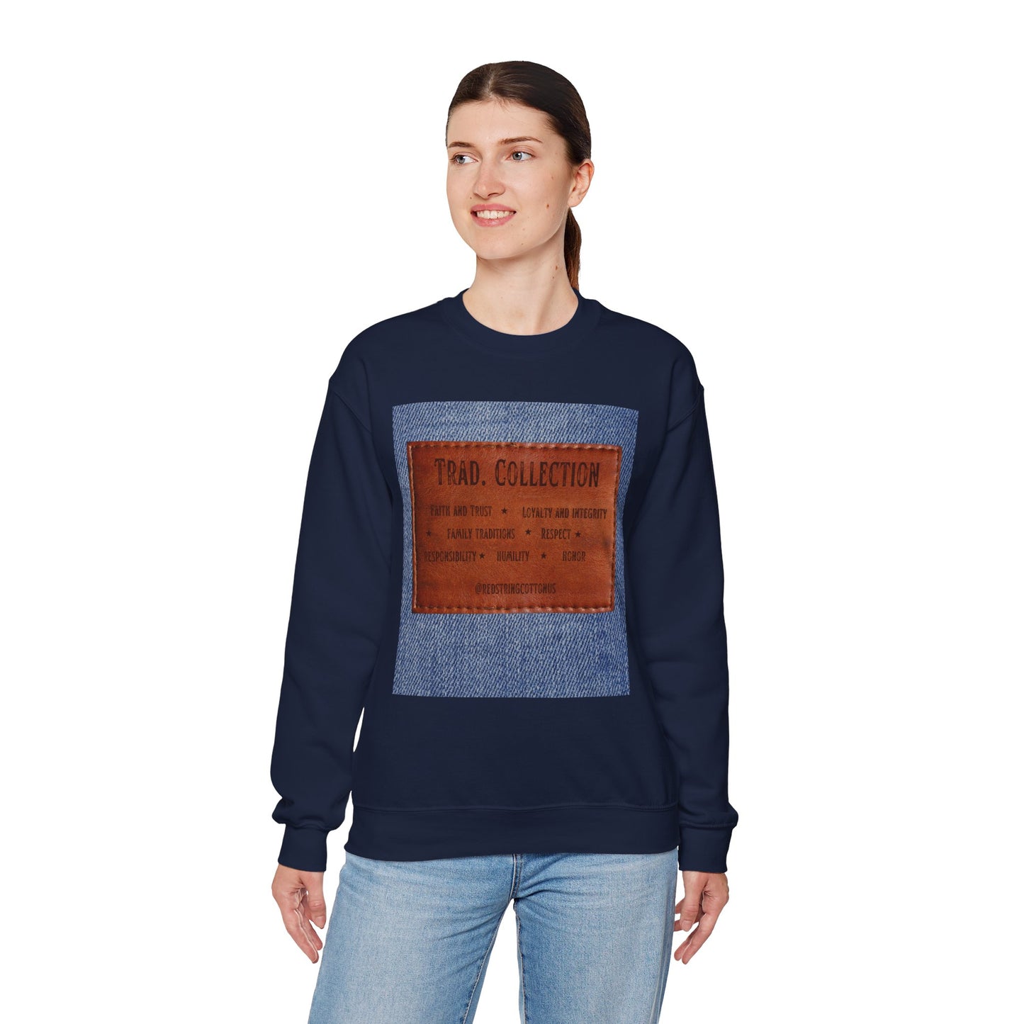 Vintage-Inspired Crewneck Sweatshirt, Casual Wear, Cozy Gift, Everyday Fashion, Warm Layer, Unique Style