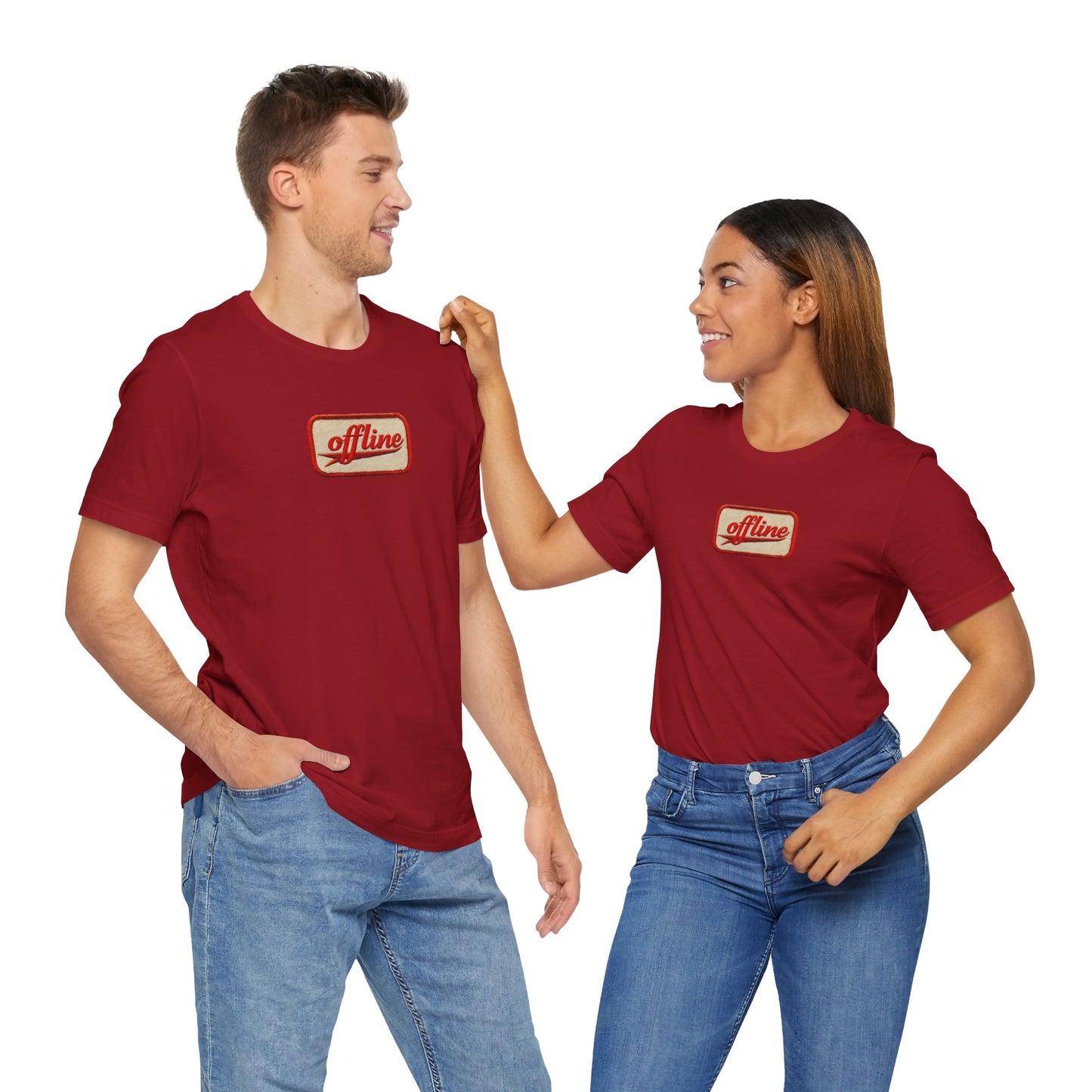Casual Graphic Tee - 'Offline' Unisex Jersey T-Shirt, Relaxed Style, Perfect Gift, Everyday Wear, Trendy Fashion Statement