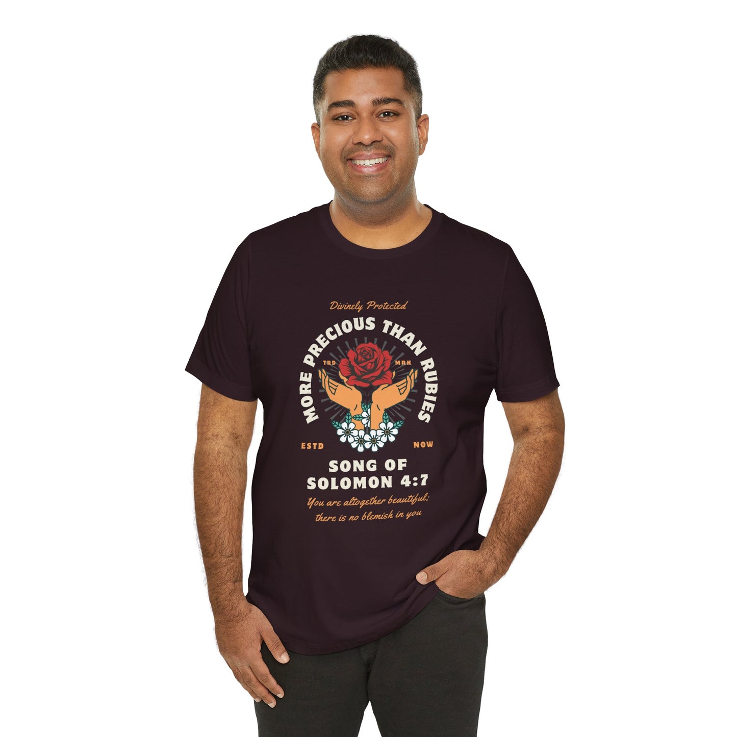 More Precious Than Rubies Unisex Tee - Inspirational Faith-Based Shirt, Christian Apparel, Gift for Her, Spiritual T-Shirt, Bible Verse Tee