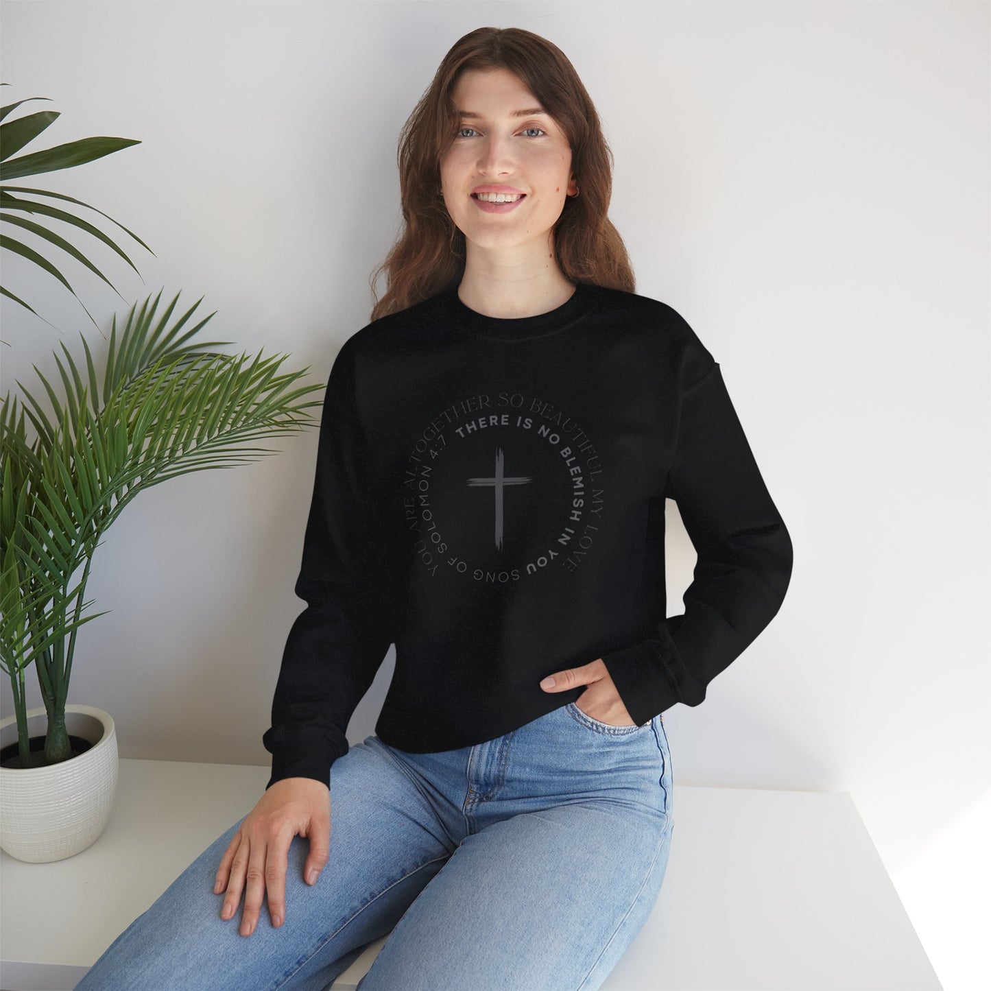 Faith-Inspired Unisex Crewneck Sweatshirt