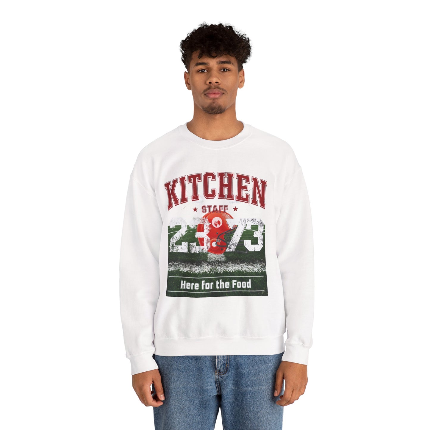 Kitchen Staff Sweatshirt, Unisex Crewneck for Food Lovers, Restaurant Apparel, Gift for Chefs, Comfortable Kitchenwear
