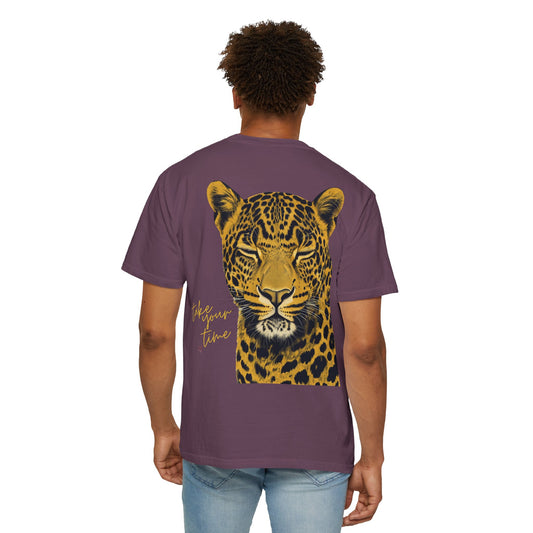 Leopard Print Inspirational T-shirt | Unisex Fashion Tee, Gifts for Animal Lovers, Stylish Casual Wear, Unique Graphic Shirt