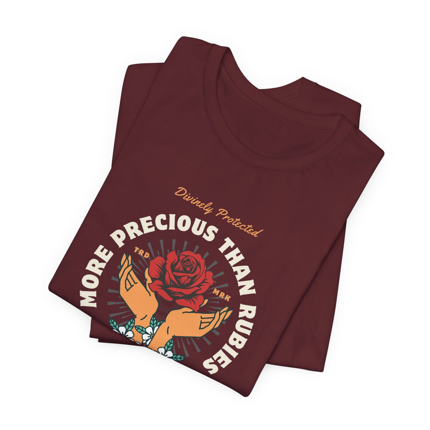 More Precious Than Rubies Unisex Tee - Inspirational Faith-Based Shirt, Christian Apparel, Gift for Her, Spiritual T-Shirt, Bible Verse Tee
