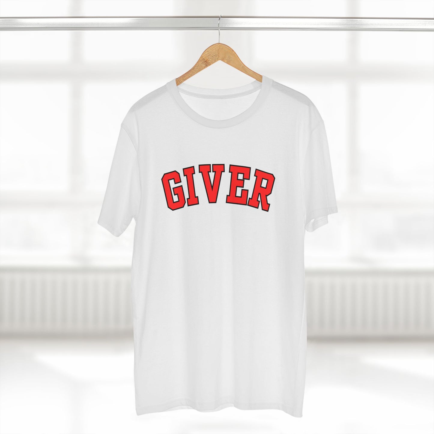 Giver Graphic Tee - Inspirational Shirt for Givers, Bold Typography Casual Top, Funny Gift, Everyday Wear, Motivational Message Tee