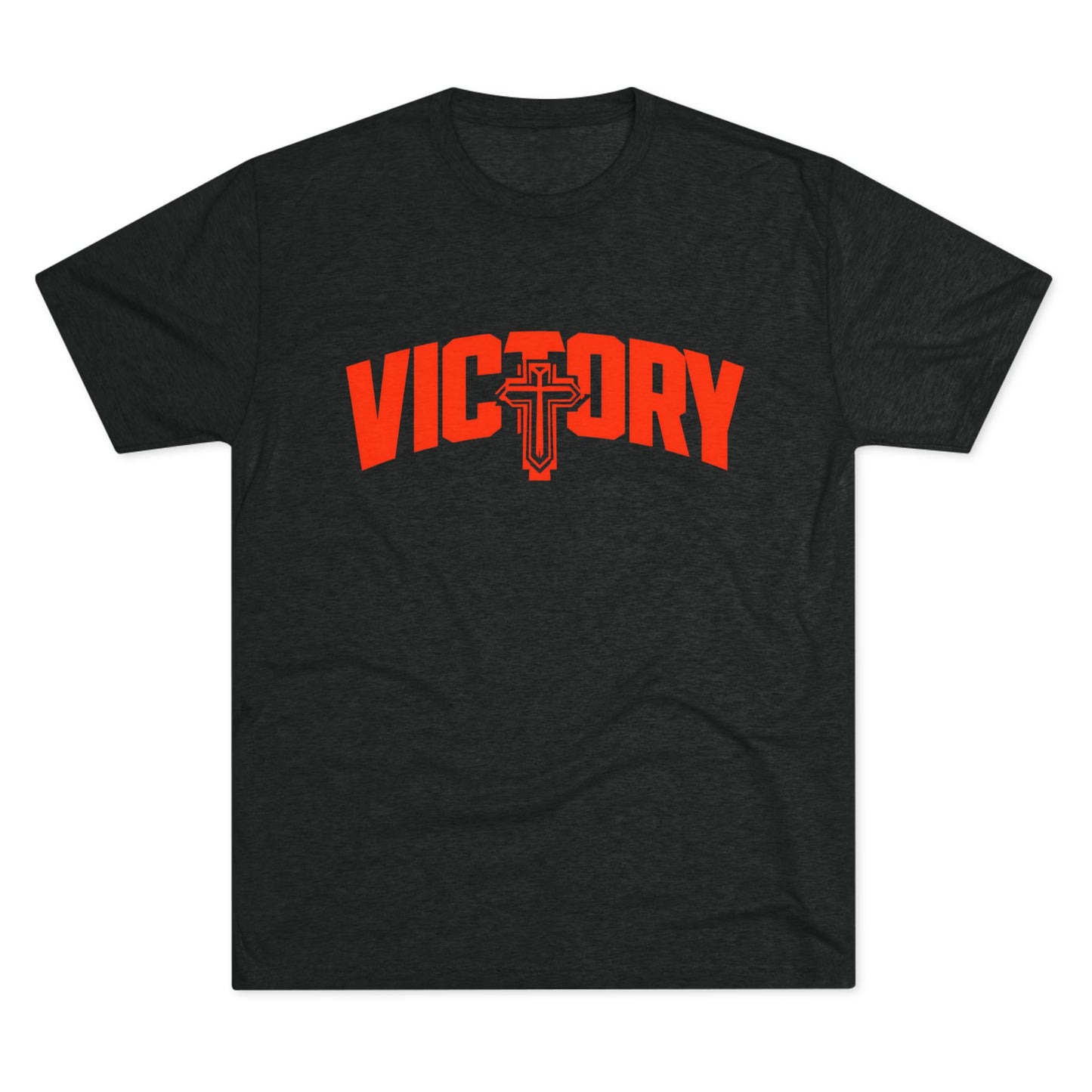 Tri-Blend Victory Crew Tee - Unisex, Faith-Inspired Apparel, Casual Wear, Gift for Sports & Celebrations, Everyday Comfort